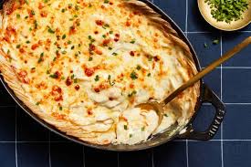 Cheesy Mashed Potato au Gratin