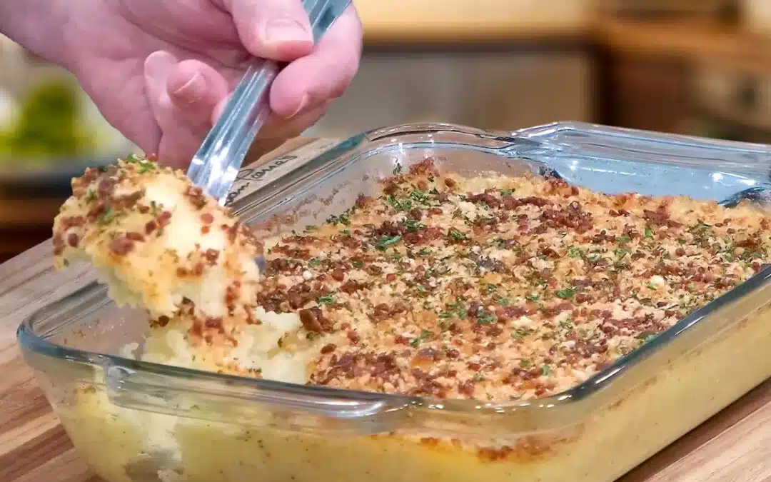 Cheesy Mashed Potato au Gratin